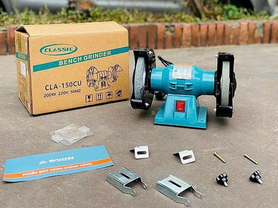 Động cơ 200W dây đồng 100% cho độ bền và sự ổn định khi mài.