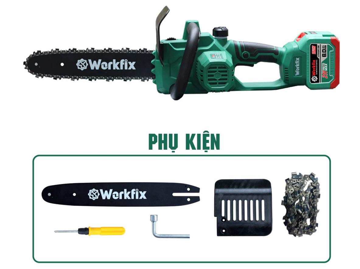 Động cơ brushless 800W cho lực cắt mạnh và độ bền cao.