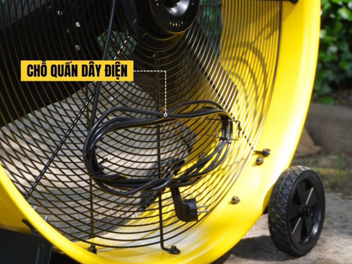 Động cơ đồng trục giúp giảm hao mòn và bảo trì.