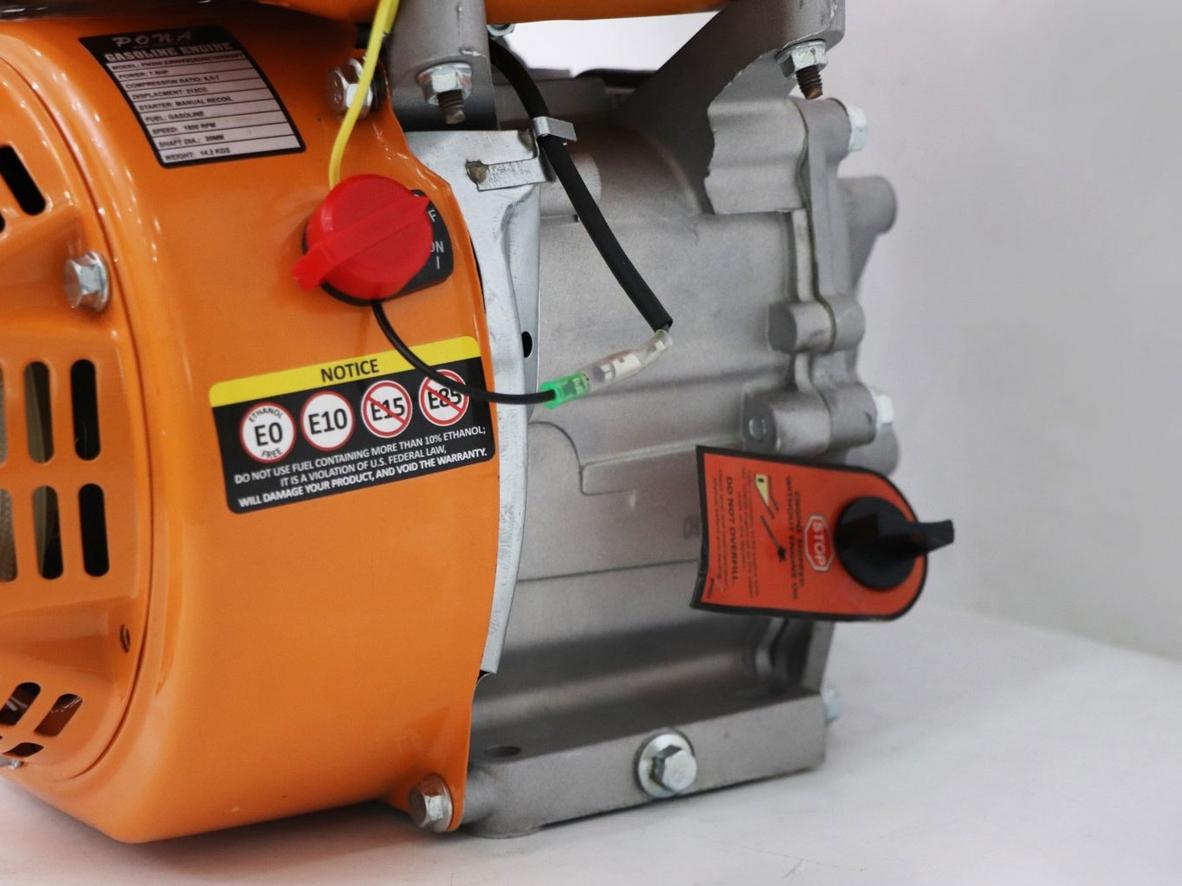 Tổng quan Động cơ nổ 4 thì Pona PN200 7.5HP (Cốt xéo)
