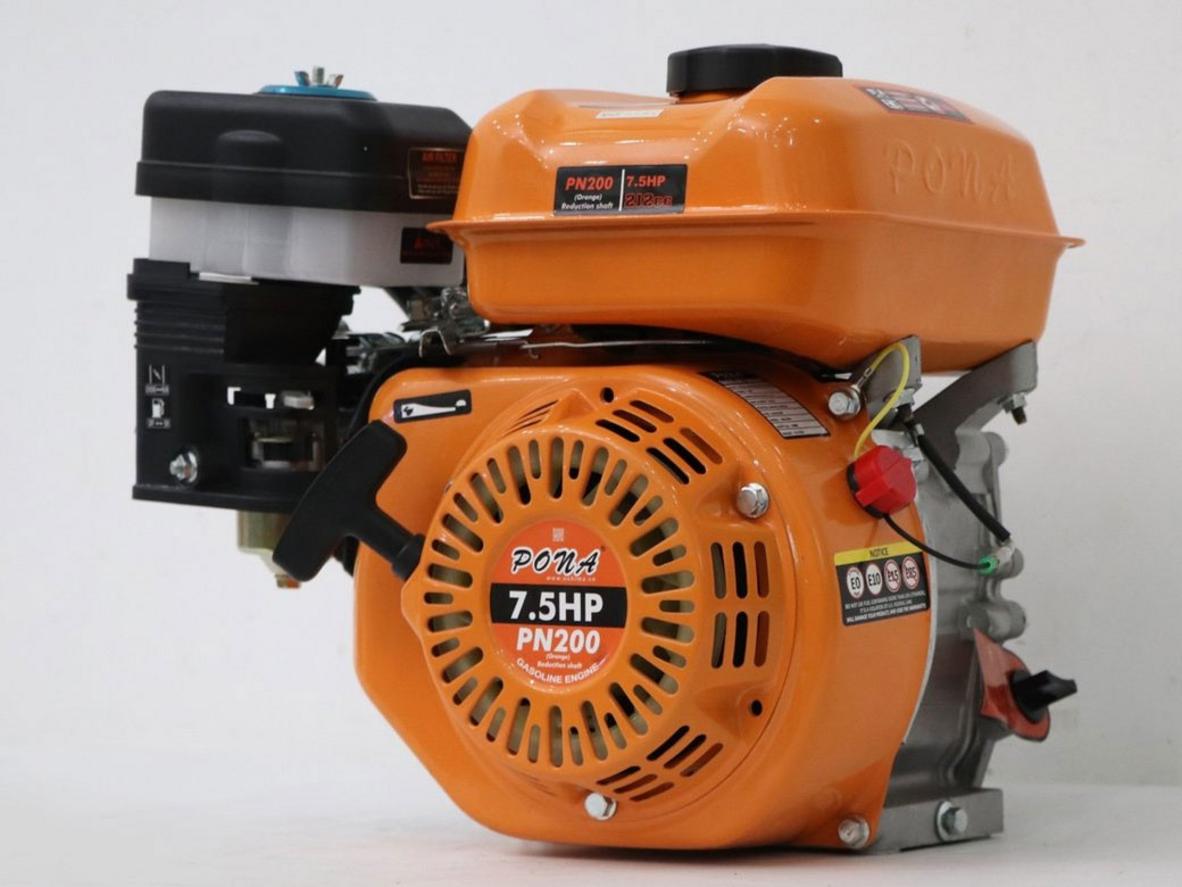 Tổng quan Động cơ nổ 4 thì Pona PN200 7.5HP (Cốt xéo)