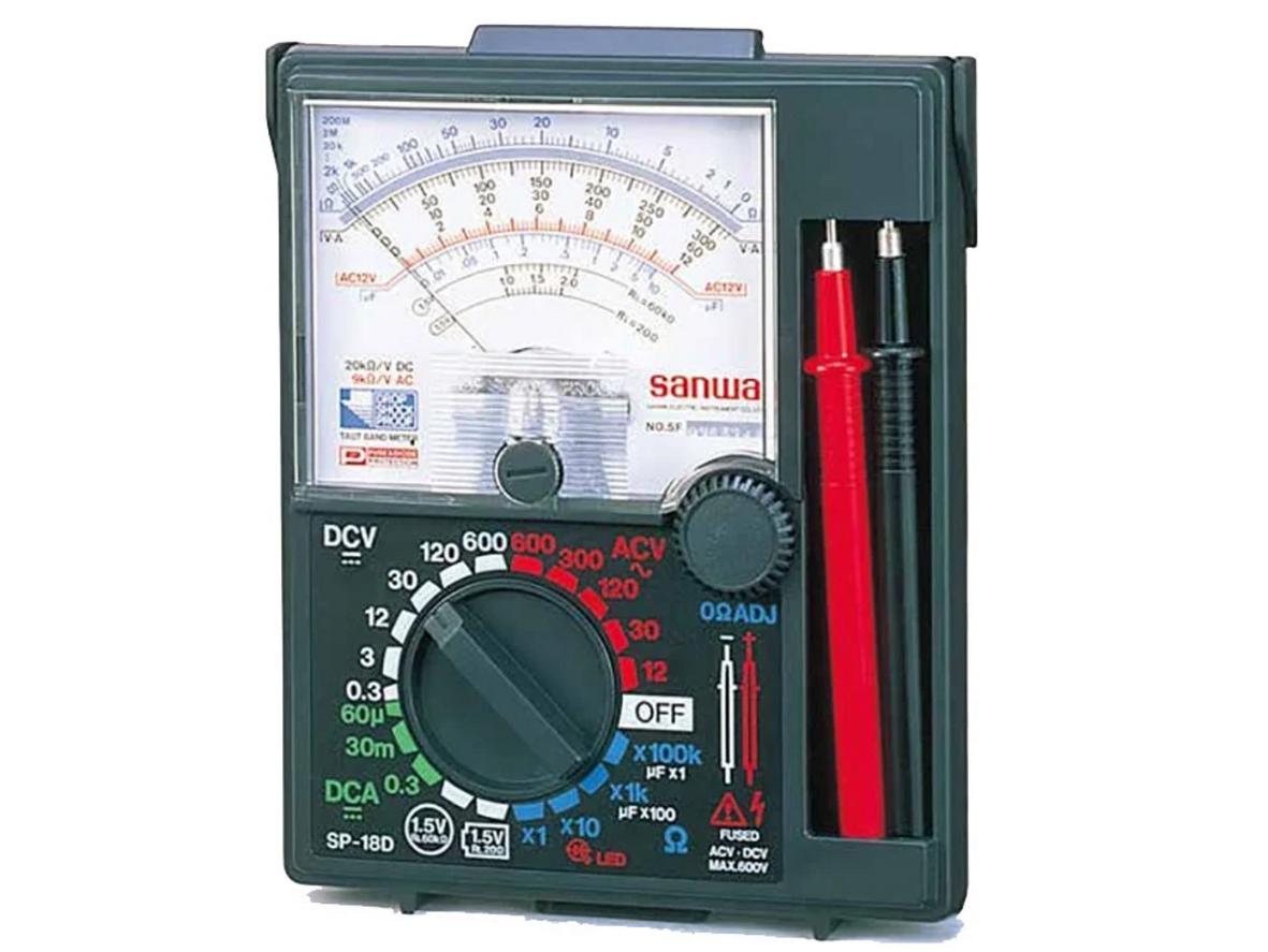 Tổng quan Đồng hồ vạn năng chỉ thị kim Sanwa SP-18D
