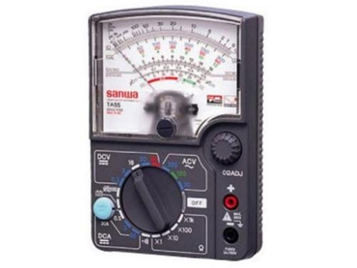 Tổng quan Đồng hồ vạn năng chỉ thị kim Sanwa TA55