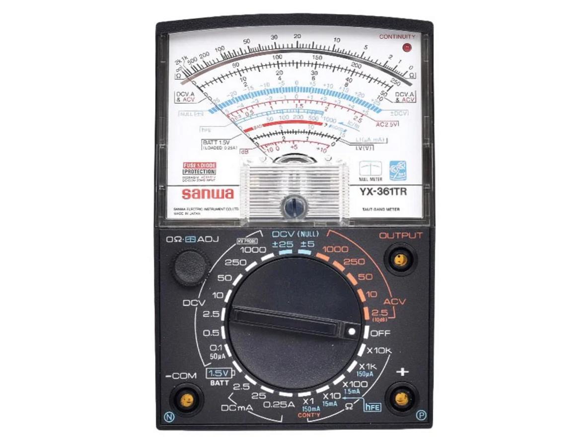Tổng quan Đồng hồ vạn năng chỉ thị kim Sanwa YX-361TR