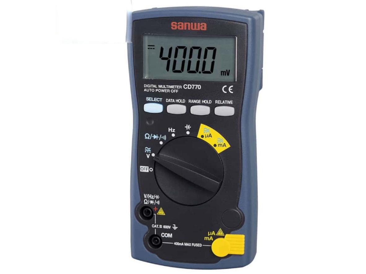 Tổng quan Đồng hồ vạn năng chỉ thị số Sanwa CD770