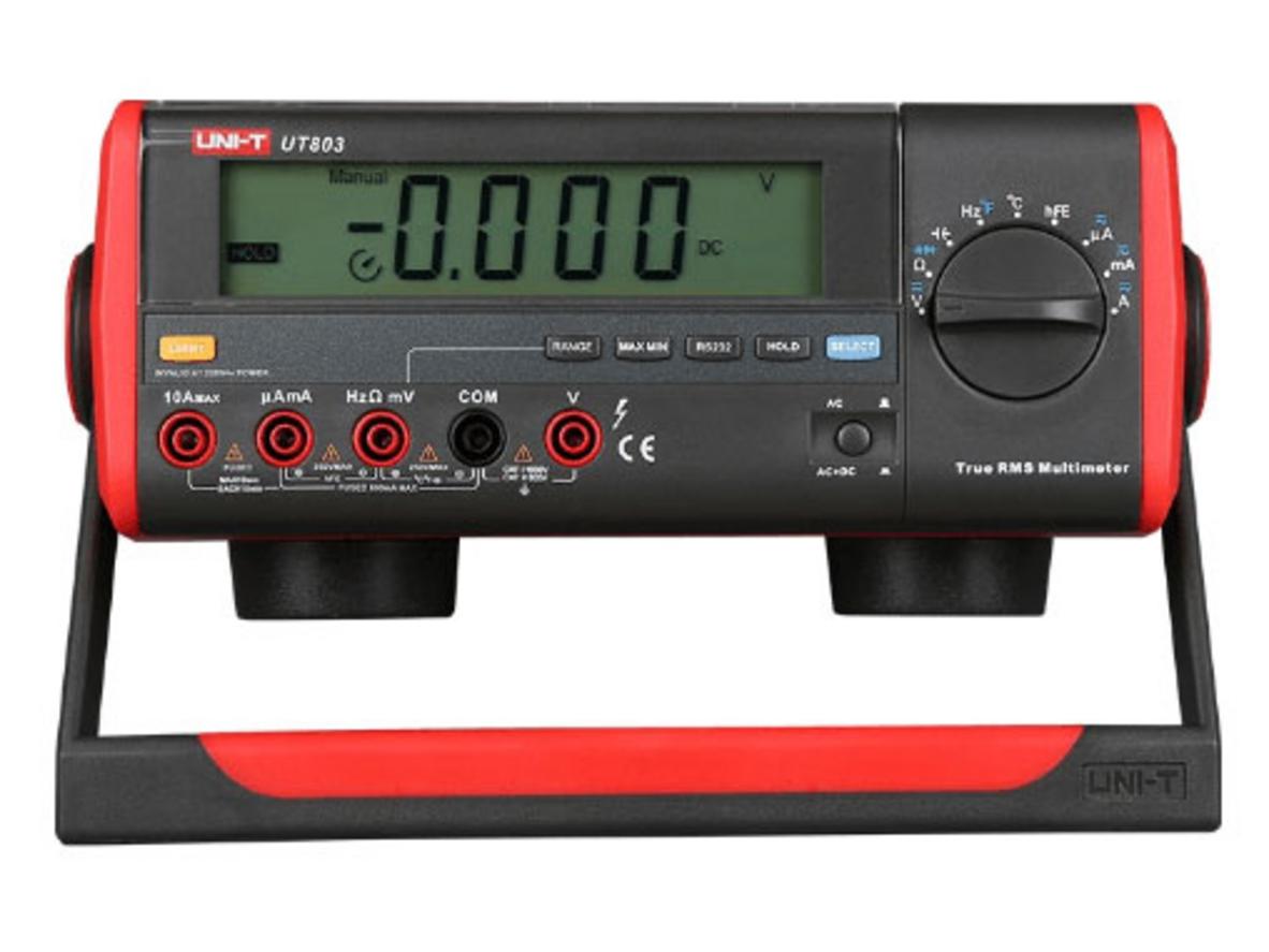 Tổng quan Đồng hồ vạn năng để bàn UNI-T UT803 (1.000V DC/AC, 10A DC/AC)