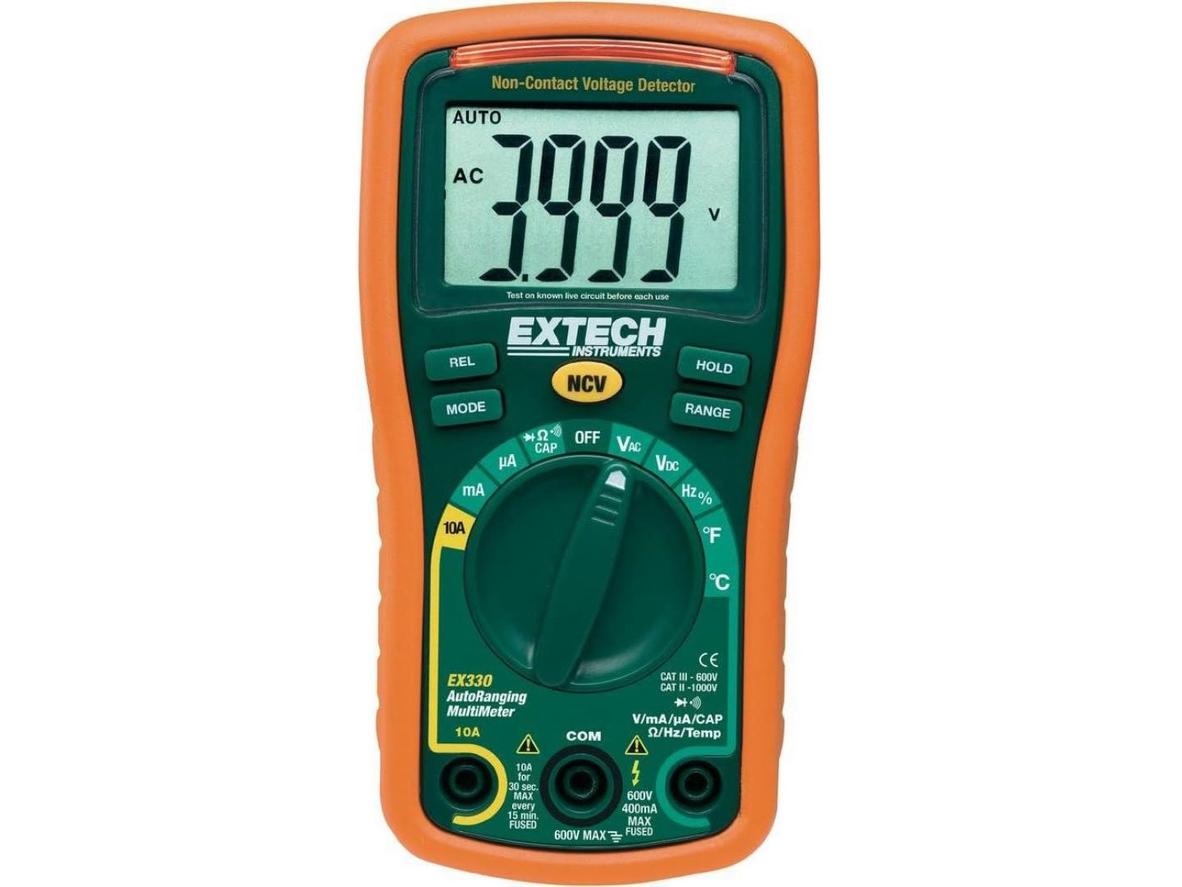 Tổng quan Đồng hồ vạn năng + dò điện áp Extech EX330