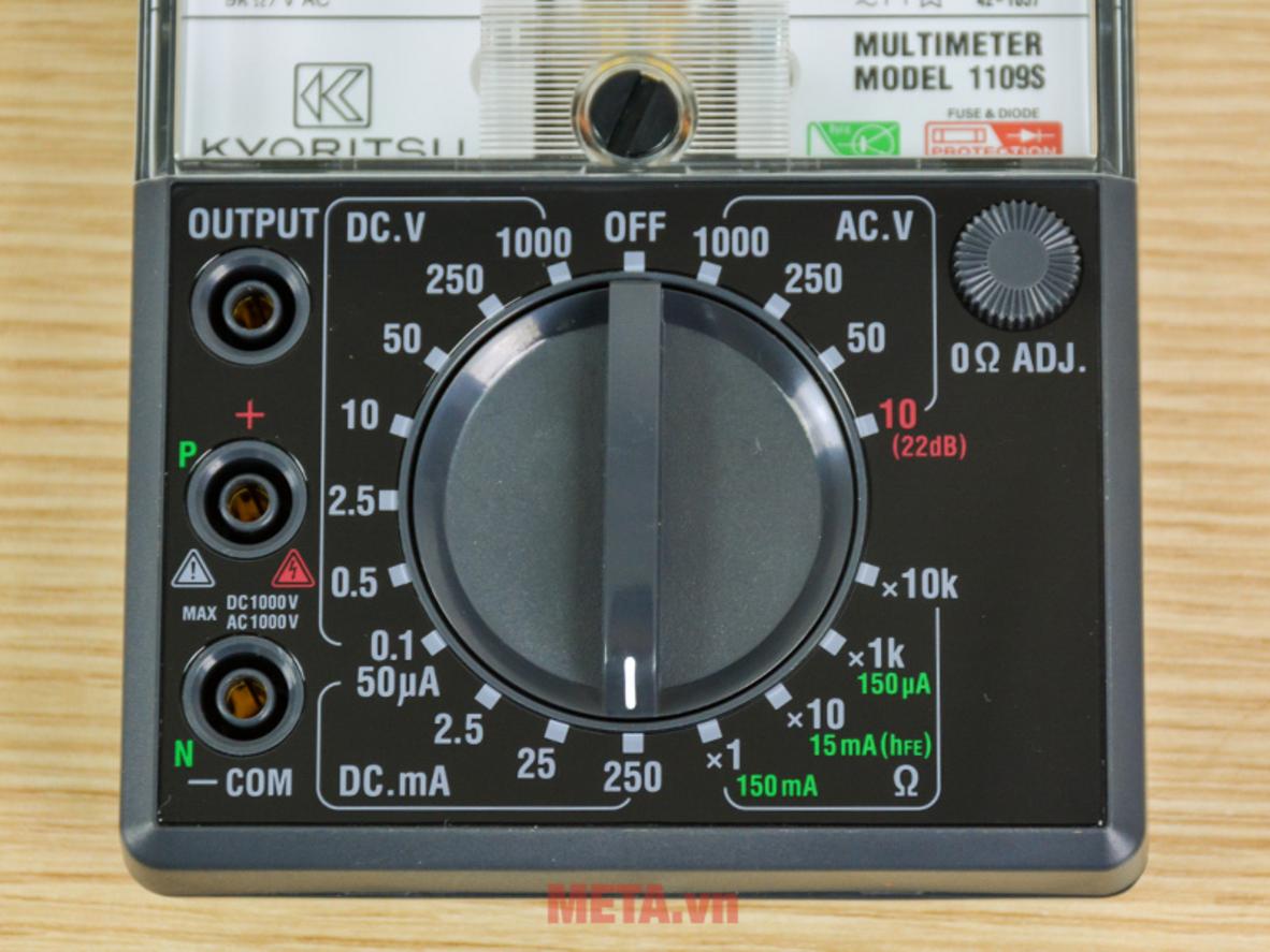 Tổng quan Đồng hồ vạn năng Kyoritsu 1109S