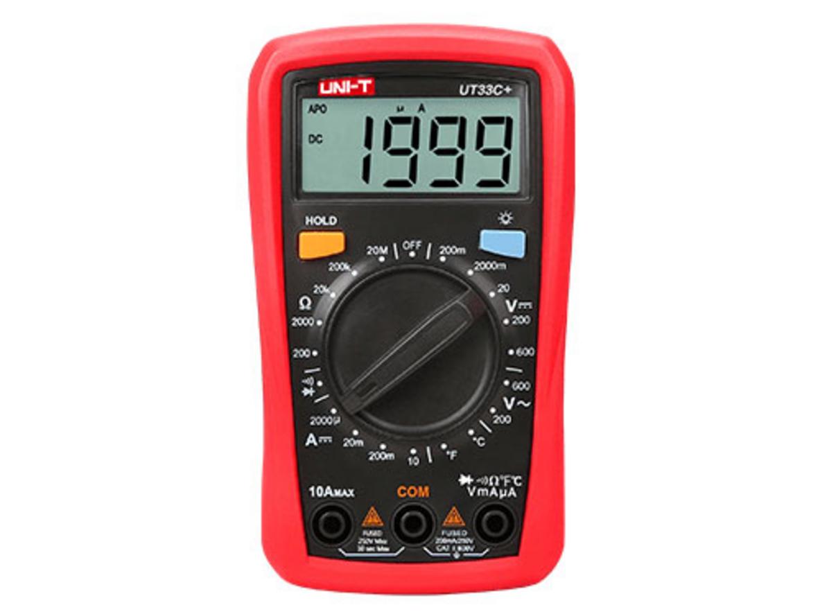 Tổng quan Đồng hồ vạn năng mini Uni-T UT33C+