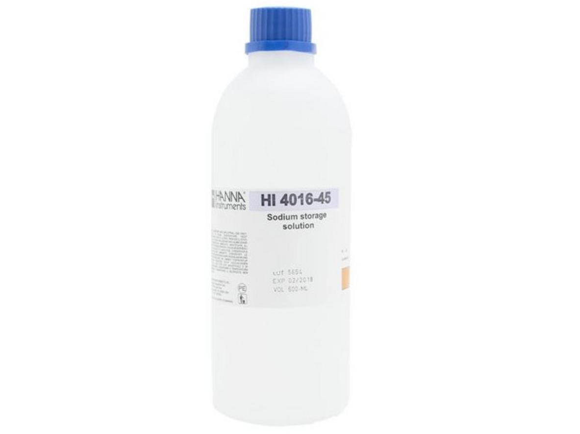 Tổng quan Dung dịch bảo quản cho điện cực Natri ISE, 500mL Hanna HI4016-45