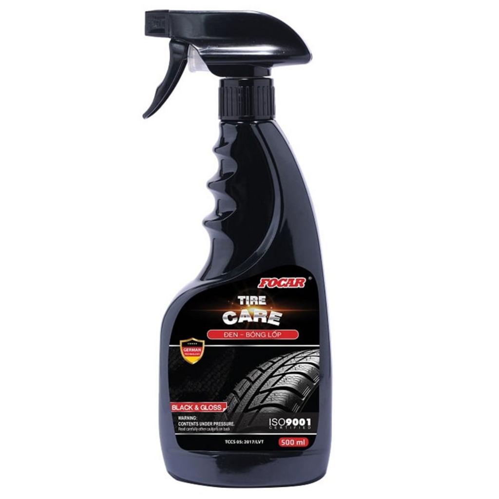 Tổng quan Dung dịch dưỡng đen bóng lốp Focar Tire Care