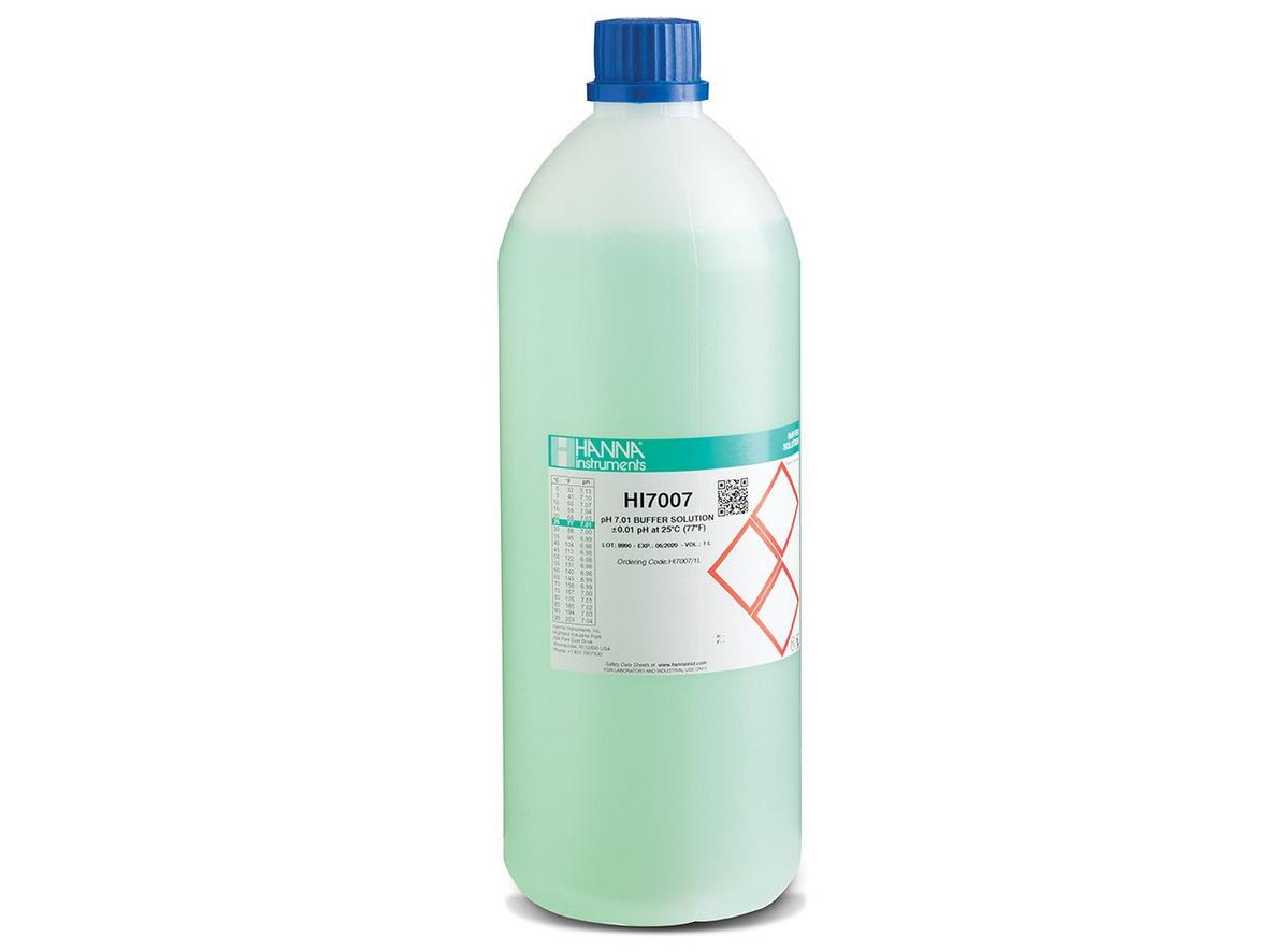 Tổng quan Dung dịch hiệu chuẩn pH 7.01 Hanna HI7007/1L - 1 lít