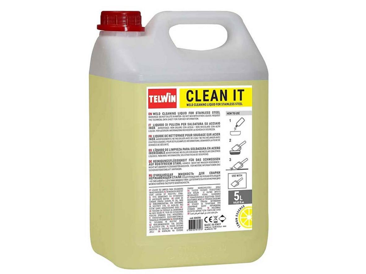 Tổng quan Dung dịch làm sạch mối hàn Telwin Clean IT 5 lít