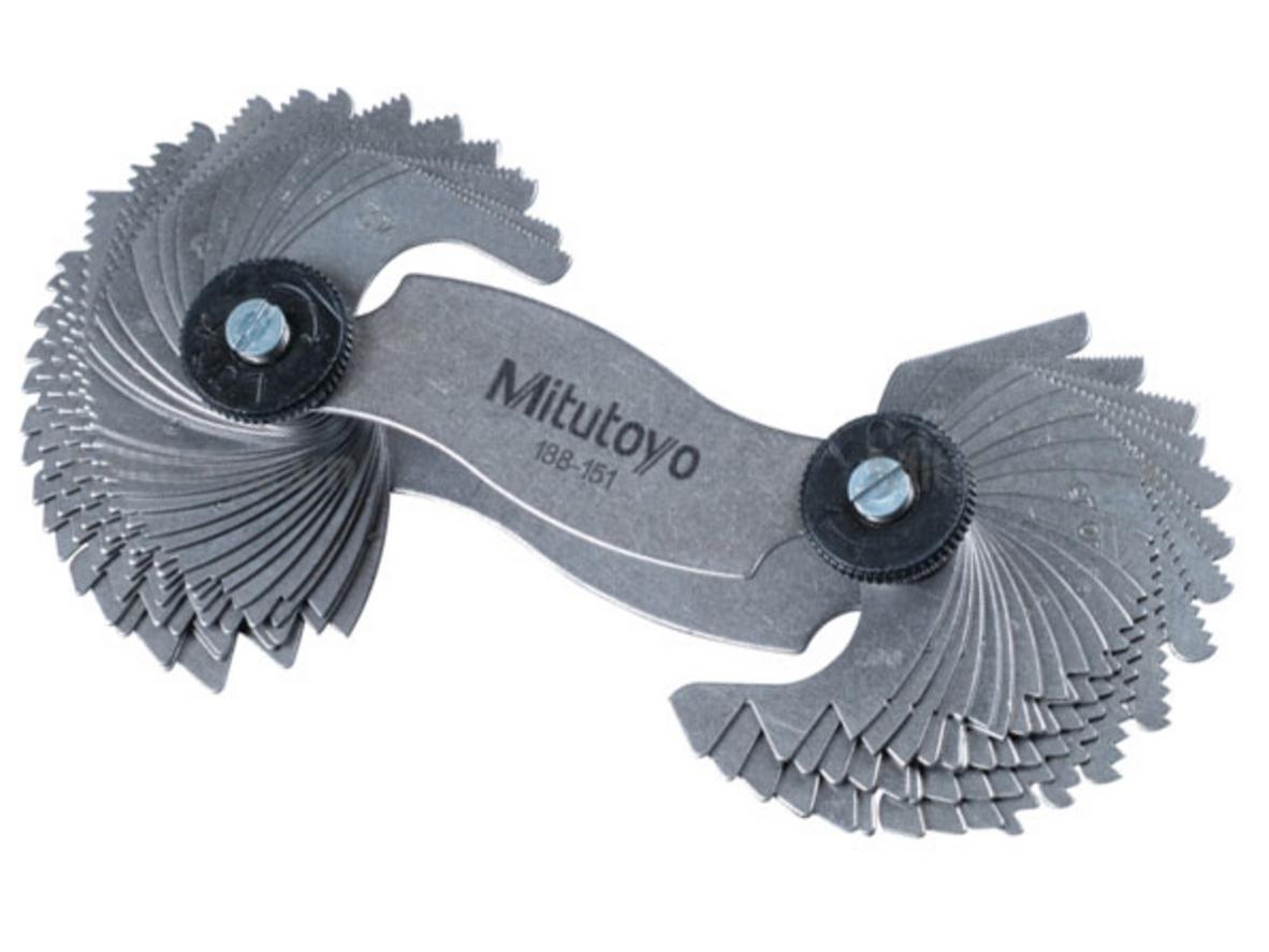 Tổng quan Dưỡng đo ren 51 lá Mitutoyo 188-151 (0.4mm - 7mm)