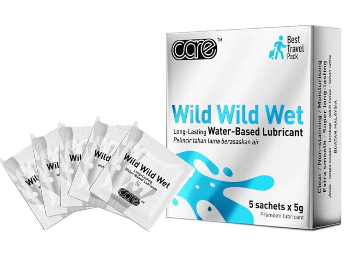 Tổng quan Gel bôi trơn Care Wild Wild Wet (Hộp 5 gói)
