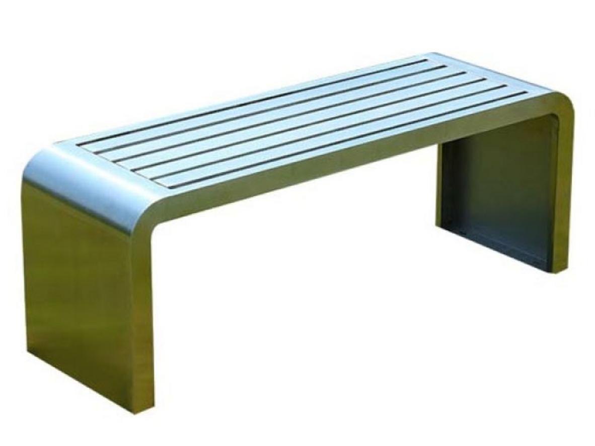 Tổng quan Ghế công viên inox không tựa 180cm (PTFI-1.8)