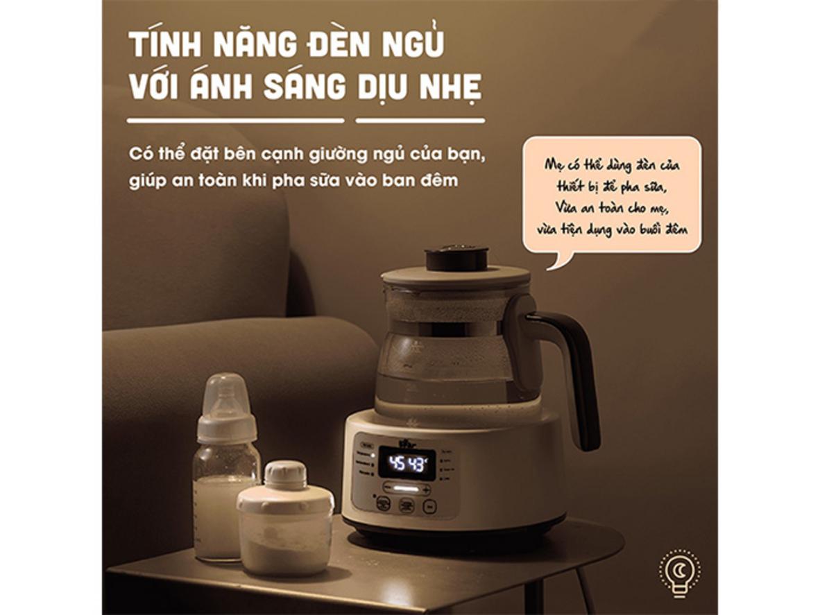 Giữ ấm 72 giờ giúp mẹ luôn có nước ấm sẵn sàng.