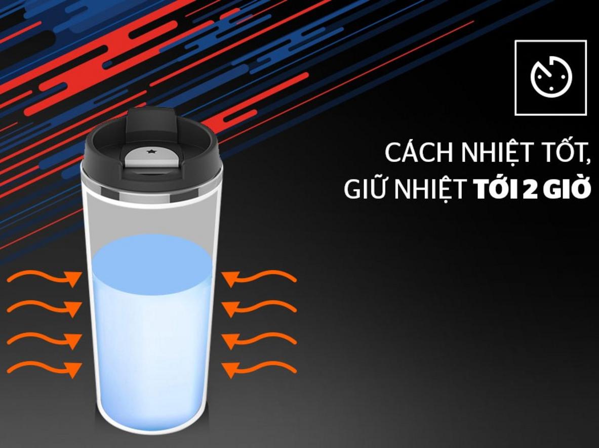 Giữ nóng lạnh khoảng 2 giờ cho nhu cầu sử dụng nhanh