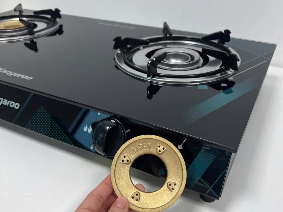 2 vùng nấu giúp nấu nhiều món cùng lúc.