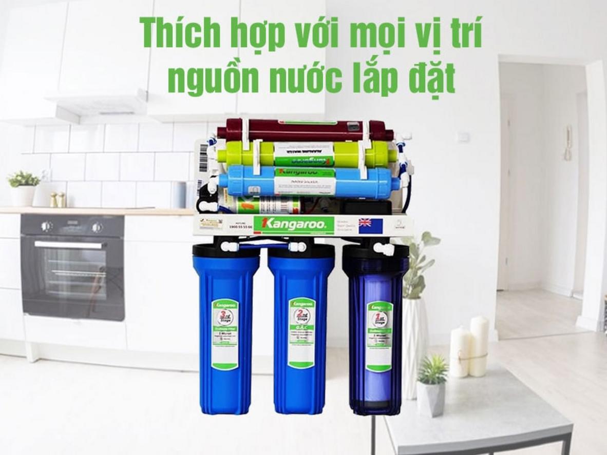 Hệ thống 7 lõi lọc của Kangaroo KG104A