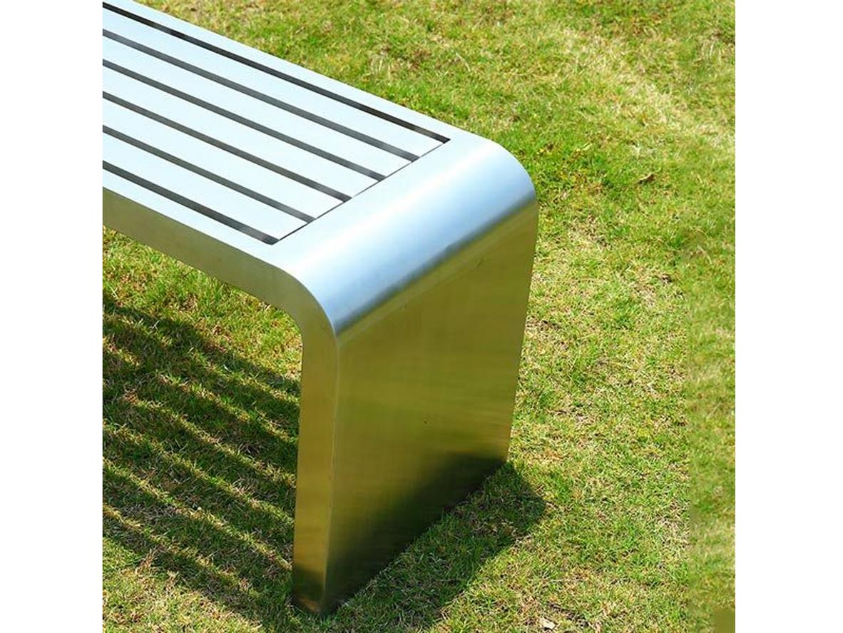 Bề mặt inox 201 sáng bóng, phù hợp dùng ngoài trời.