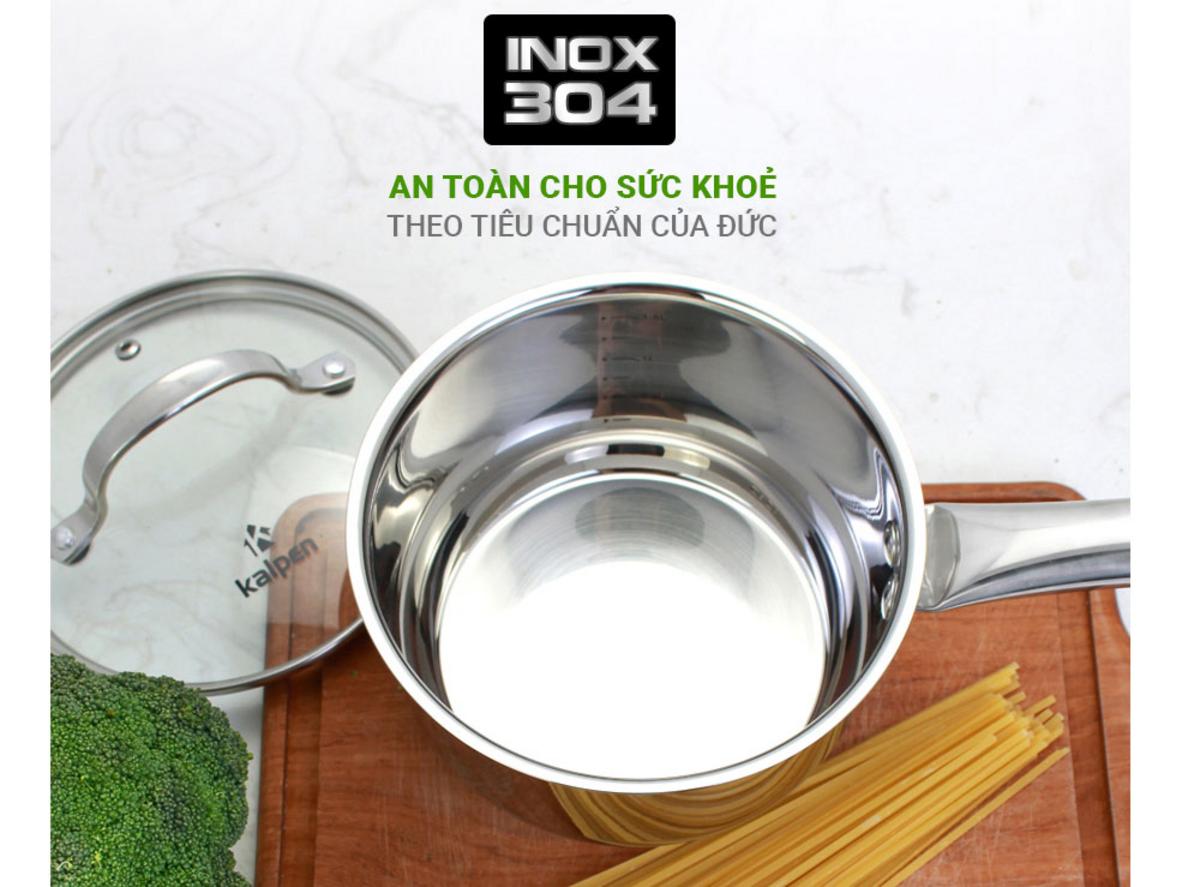 Inox 304 cao cấp giúp nấu ăn an tâm hơn