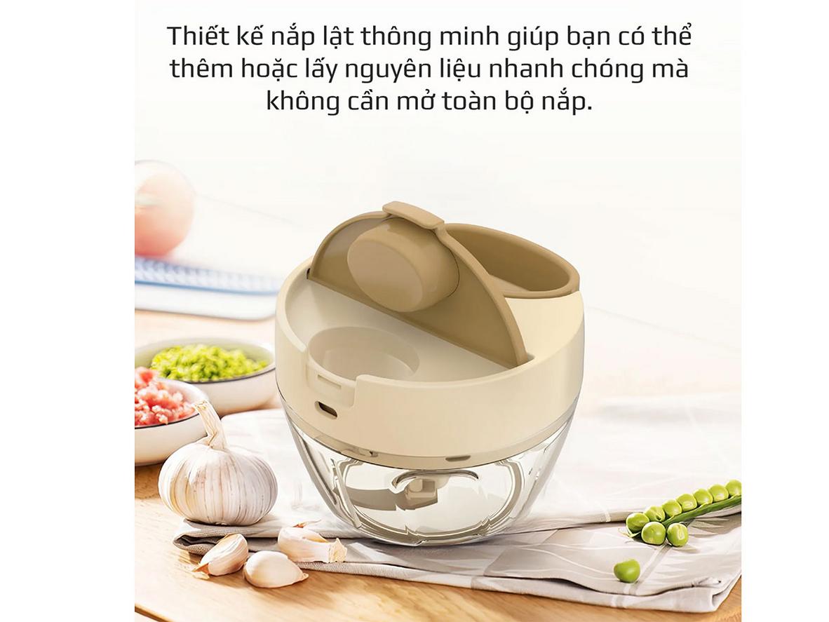 Dây kéo tay giúp chủ động độ nhuyễn theo nhu cầu.