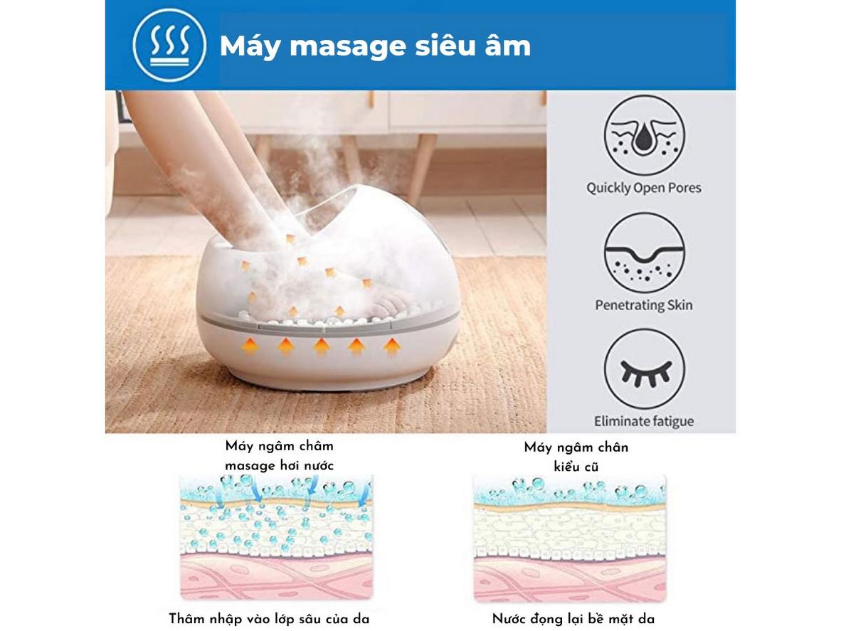 Khoang tinh dầu riêng giúp tăng chiều sâu thư giãn khi massage chân.