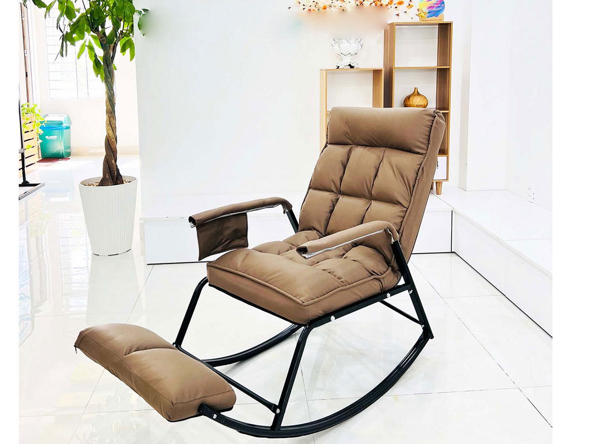 Khung thép sơn tĩnh điện giúp ghế chắc chắn và bền bỉ hơn.