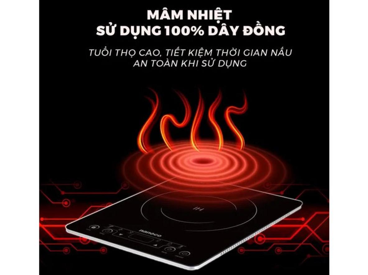 Thiết kế nhỏ gọn, phù hợp không gian bếp Việt.
