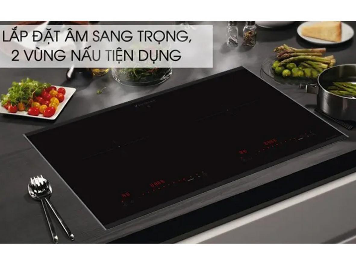 Mặt kính Kanger Vitroceramic bo viền Alu sang trọng, bền đẹp.