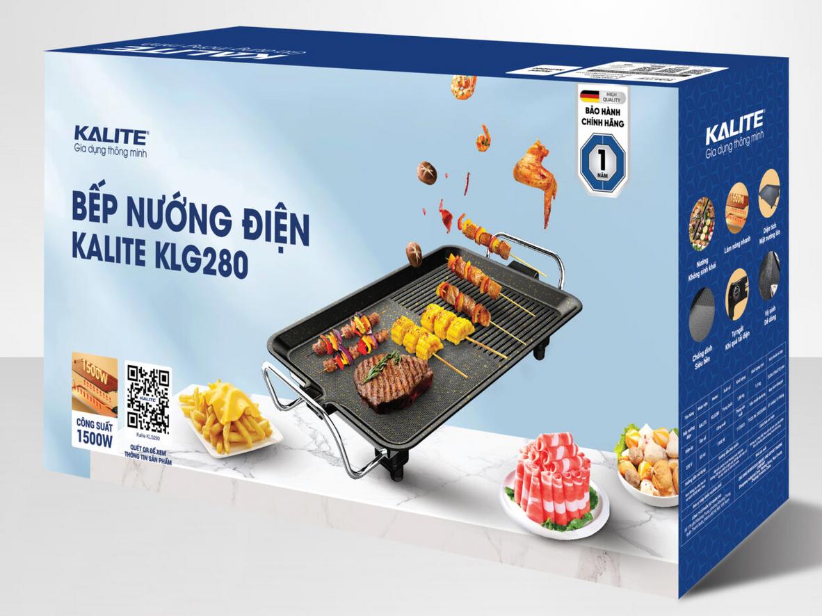 Công suất 1500W giúp bếp làm nóng nhanh và nướng tiện hơn.