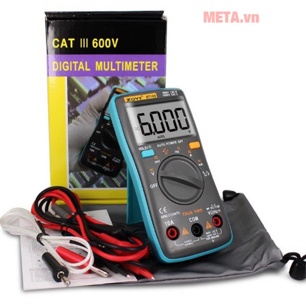 Màn hình LCD 6000 counts và đo AC/DC