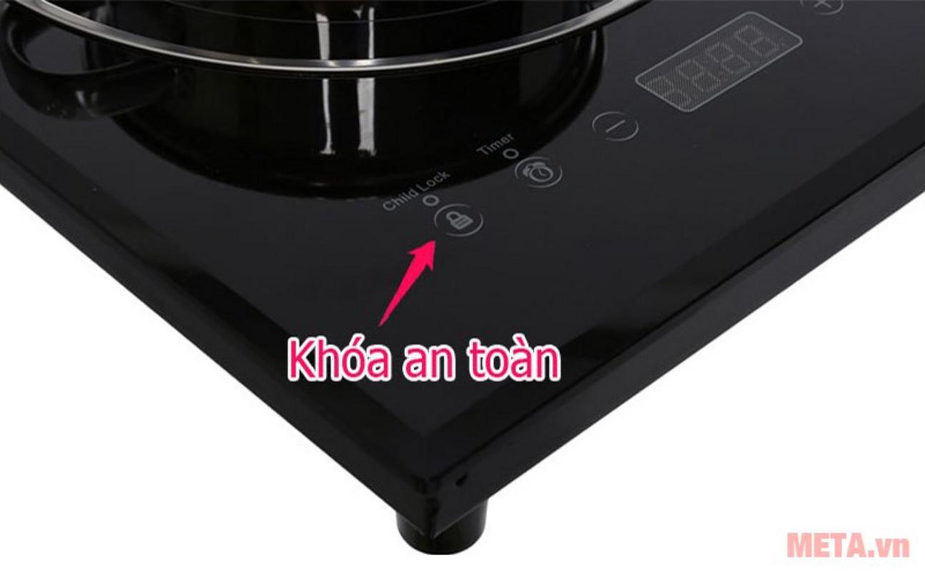 1 vùng từ + 1 vùng hồng ngoại cho khả năng nấu linh hoạt.
