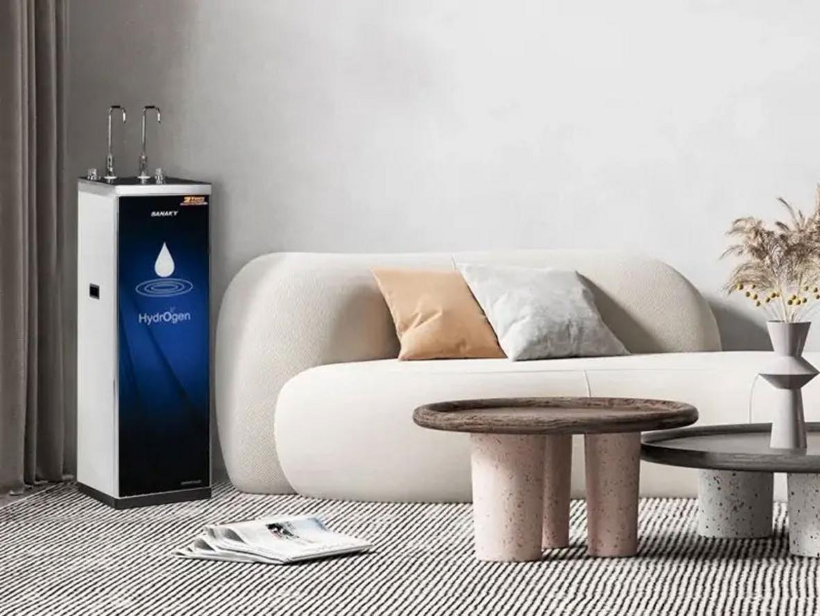 Hệ lọc RO 10 lõi giúp nước tinh khiết hơn mỗi ngày.