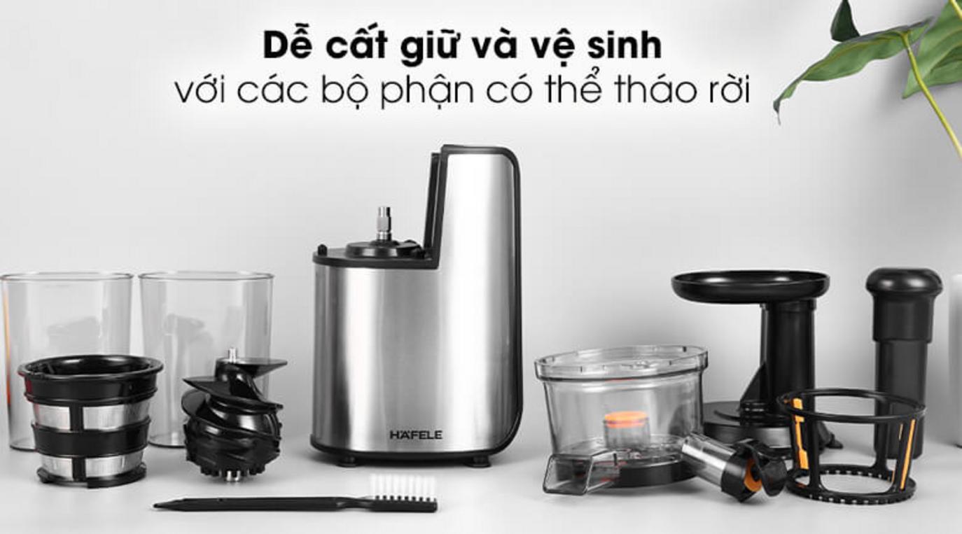 Lưới lọc thép không gỉ và chổi vệ sinh đi kèm