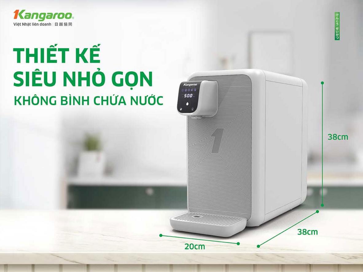 Công nghệ lọc trực tiếp không bình chứa giúp nước luôn tươi mới.