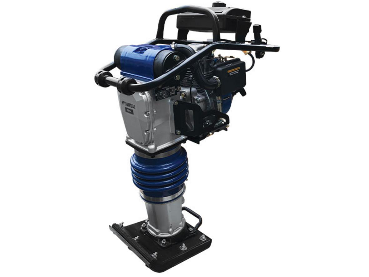 Lực đập 13 kN giúp đầm nén nhanh, đều và hiệu quả.