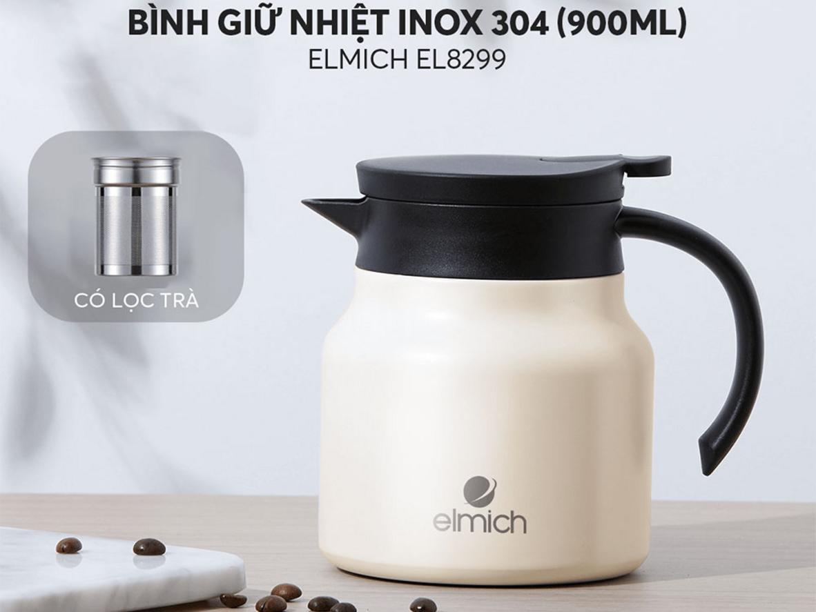 Lưới lọc trà gắn nắp, nắp mở một chạm tiện dùng