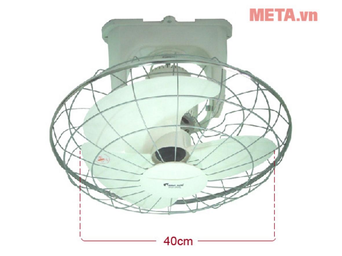 Đảo gió 360 độ giúp làm mát đều khắp không gian.