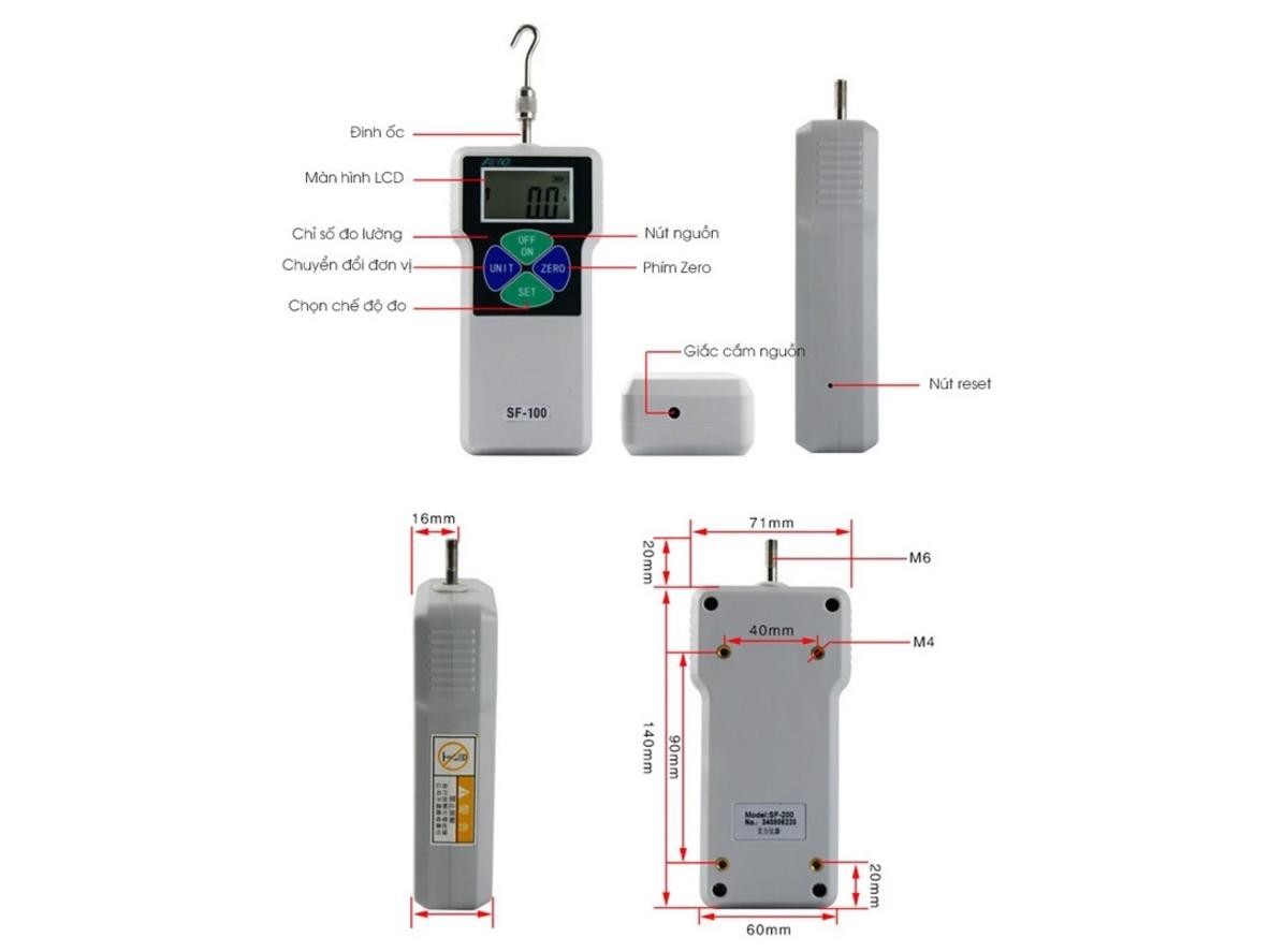 Màn hình LCD rõ nét và thao tác nhanh
