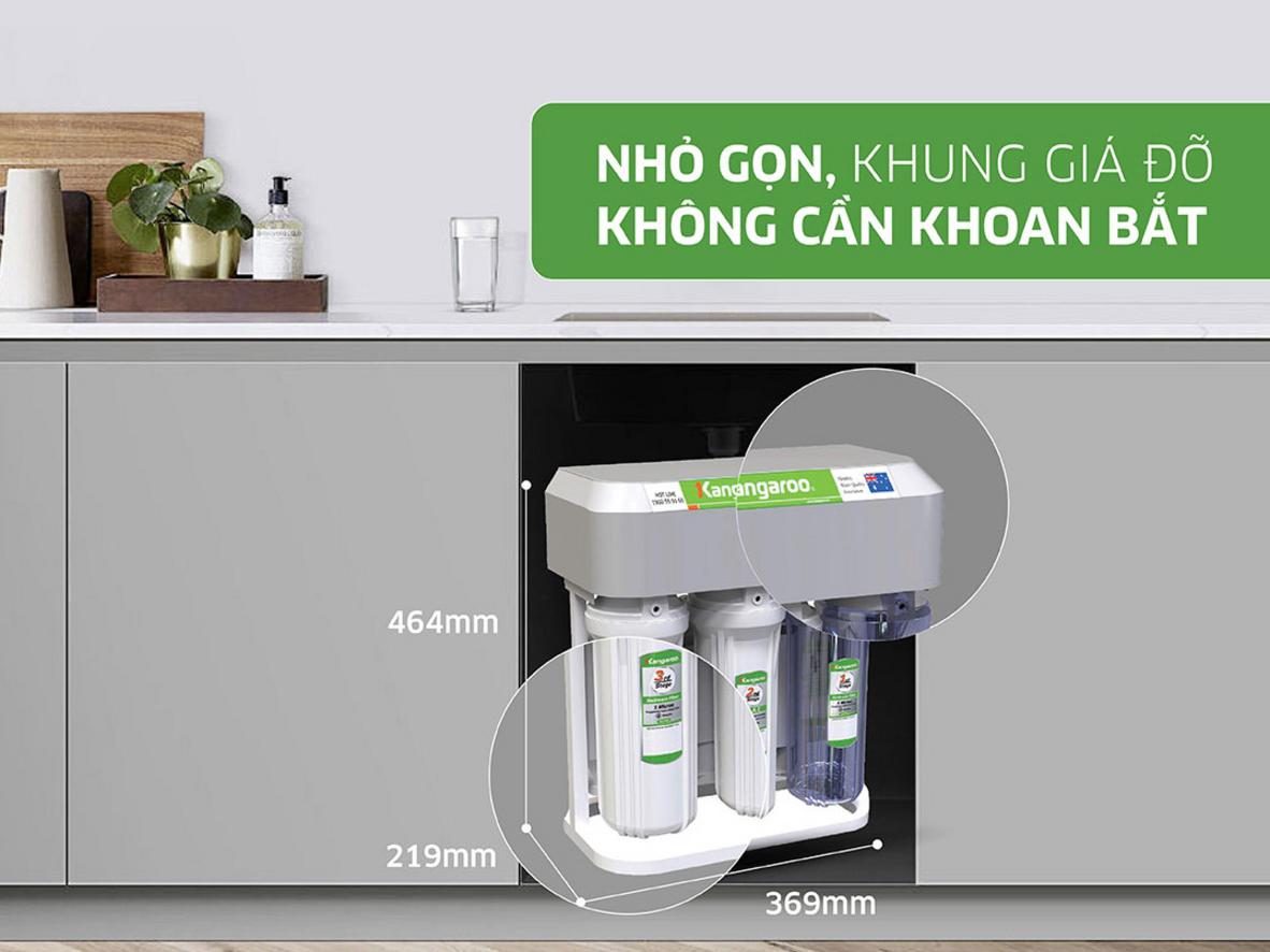 RO Vortex tối ưu hiệu suất lọc và tiết kiệm nước