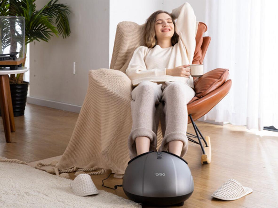Massage nhiệt và đèn hồng ngoại trên Breo FM D191
