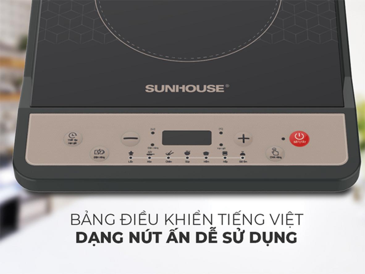 Mặt kính Ceramic cường lực dễ lau chùi