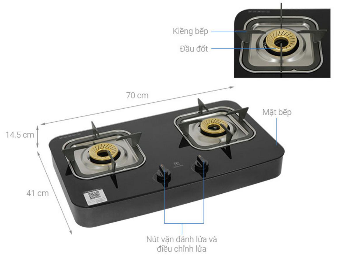 Mặt kính cường lực sáng đẹp, dễ vệ sinh.