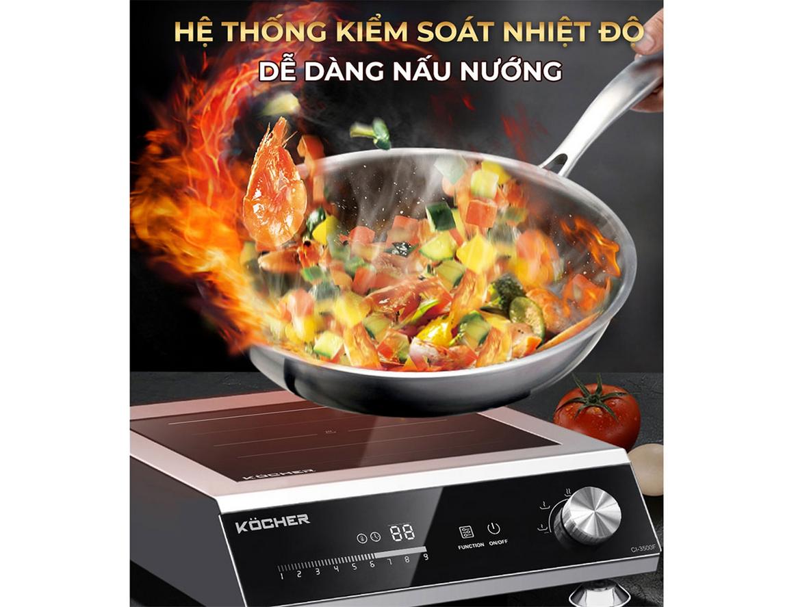 Mặt kính cường lực và tải trọng 100kg cho độ bền cao.