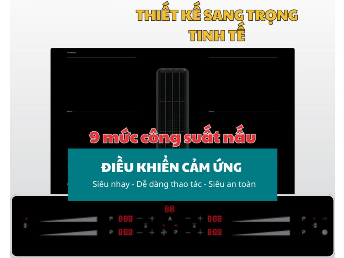 Mặt kính EuroKera dễ vệ sinh
