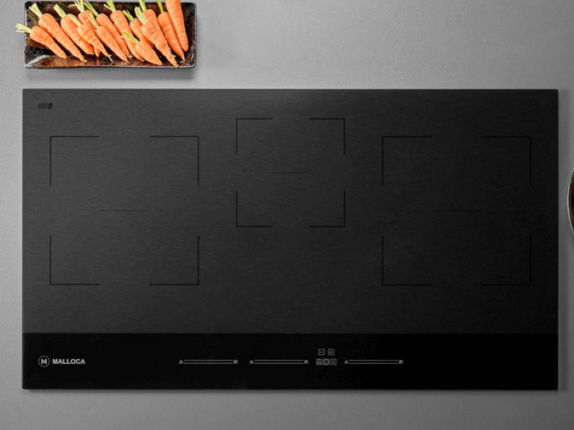 Mặt kính EuroKera Double Black cao cấp, bền đẹp.