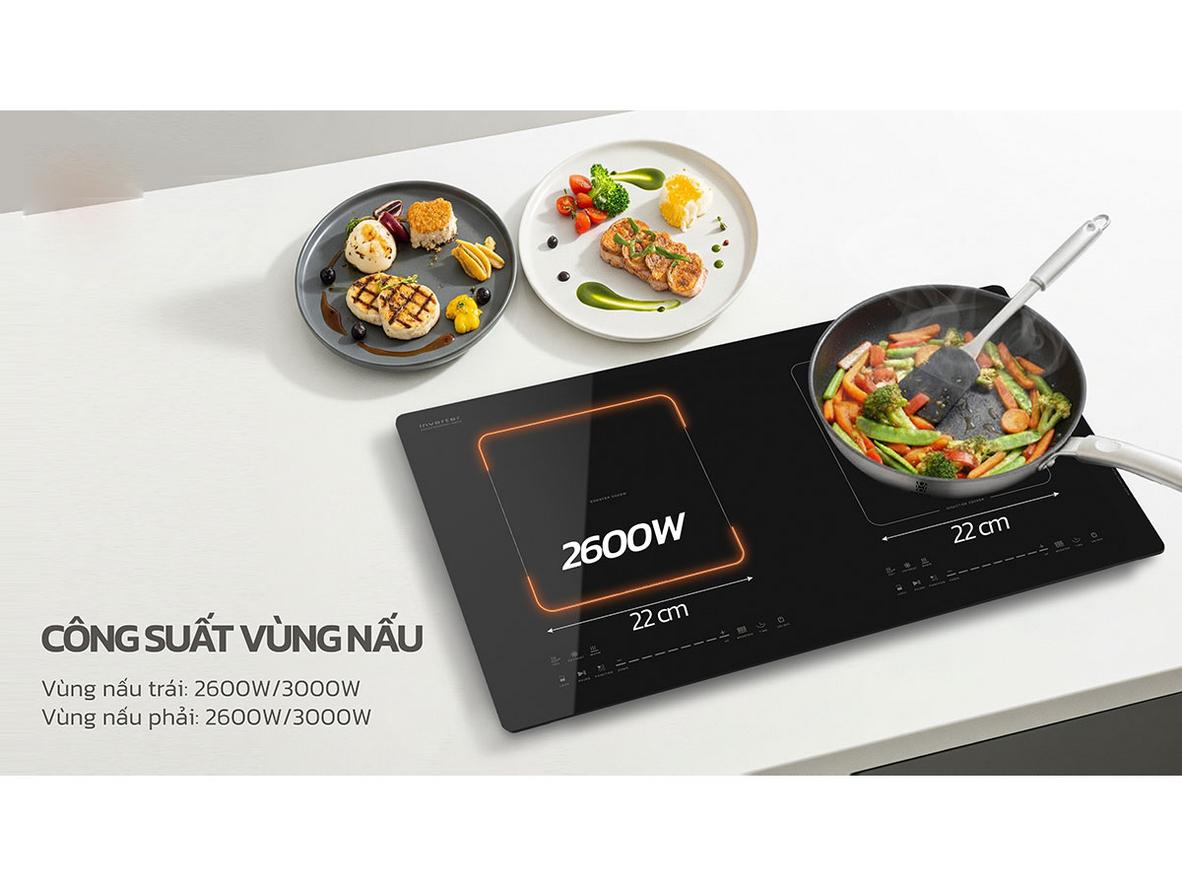 Mặt kính Hawon Crystal và Slider Control mang lại vẻ đẹp sang trọng, dễ dùng.