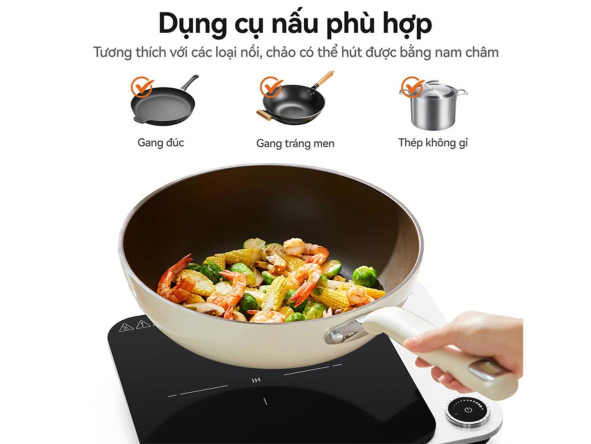Mặt kính cao cấp bền đẹp, dễ vệ sinh